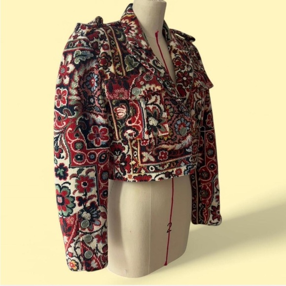 Mia Vesper Tapestry Biker Jacket - Picture 3 of 4